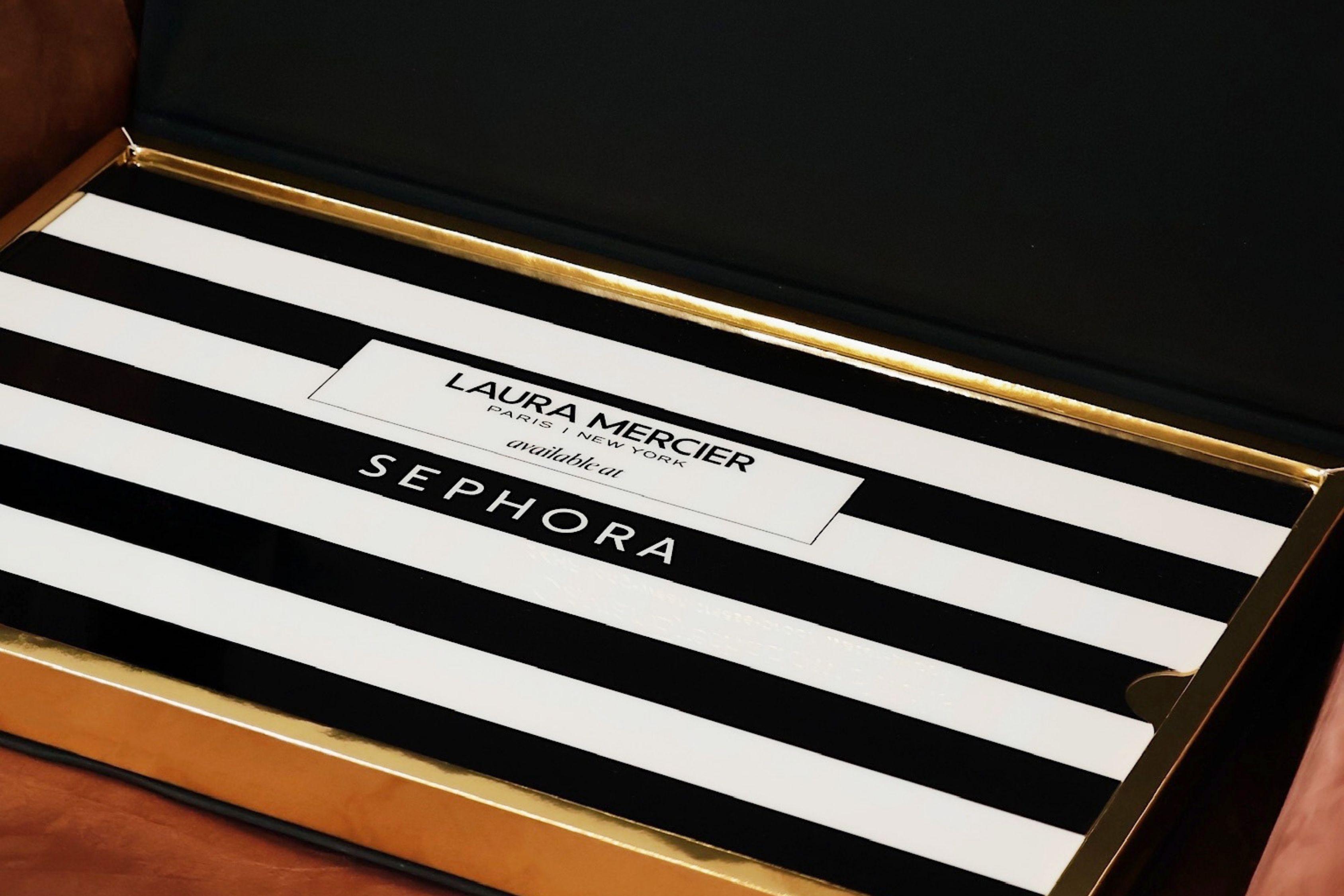 Laura Mercier Caviar Eyeshadow Stick Black and Gold gift box