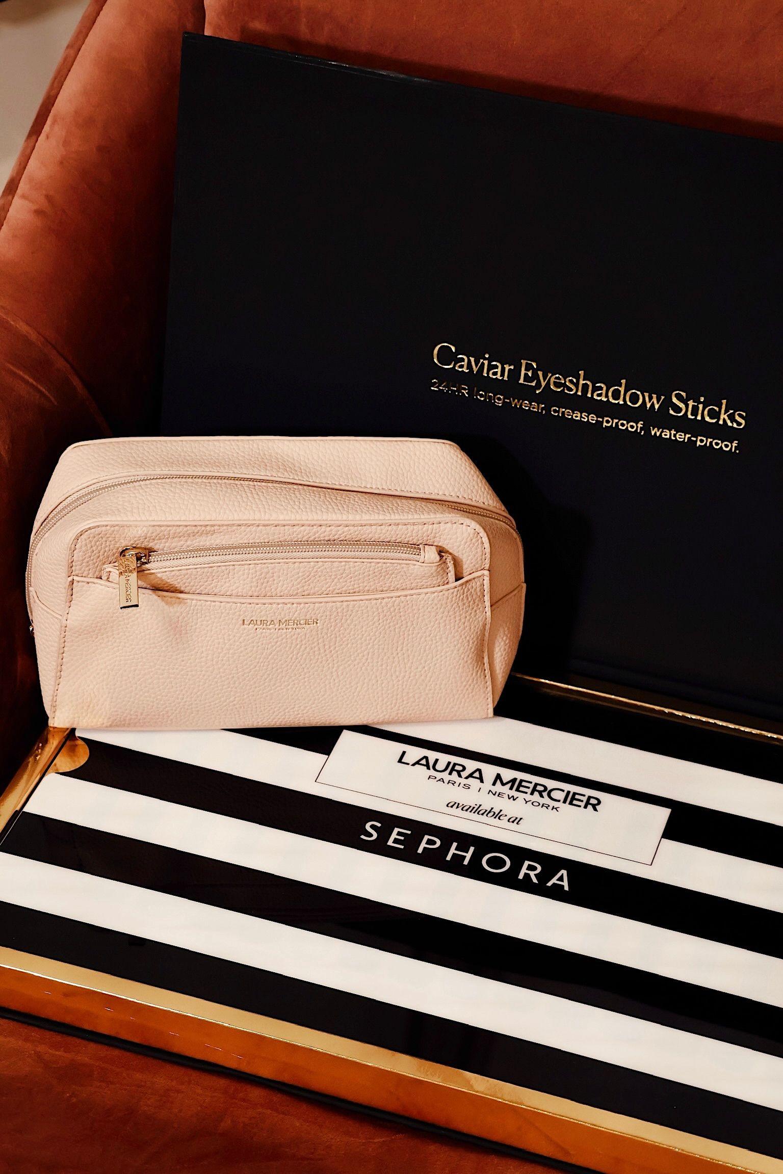 Laura Mercier Caviar Eyeshadow Stick Black and Gold gift box