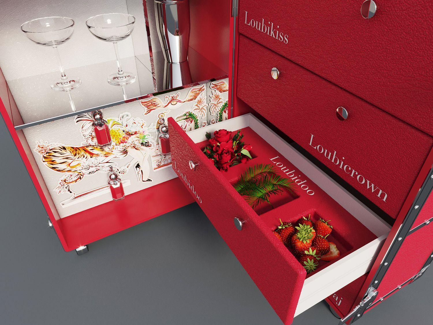 Custom drawer Christian Louboutin