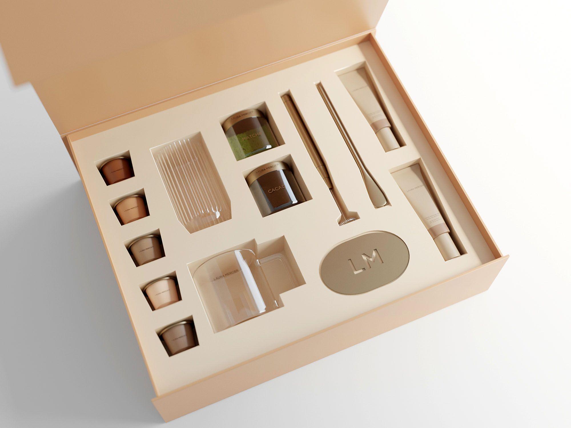 Custom packaging with products